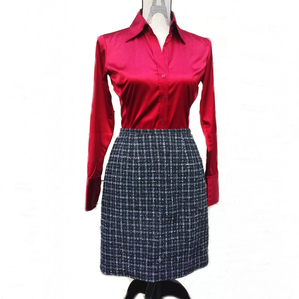 AMANDA SMITH PETITES TWEED PENCIL SKIRT~ SZ 6P